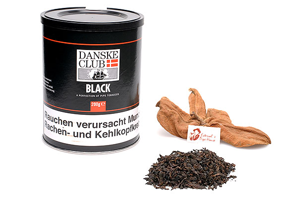 Danske Club Black Pipe tobacco 200g Tin  Danske Club Black Pipe tobacco 200g Tin
